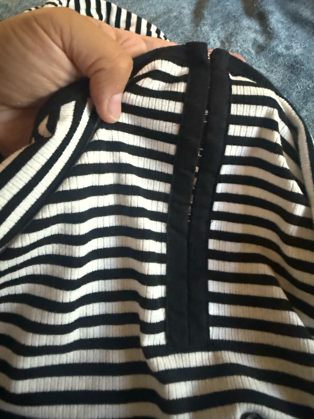 TORRID MIDI striped Knit Rib Dress size 3 - Picture 3 of 5
